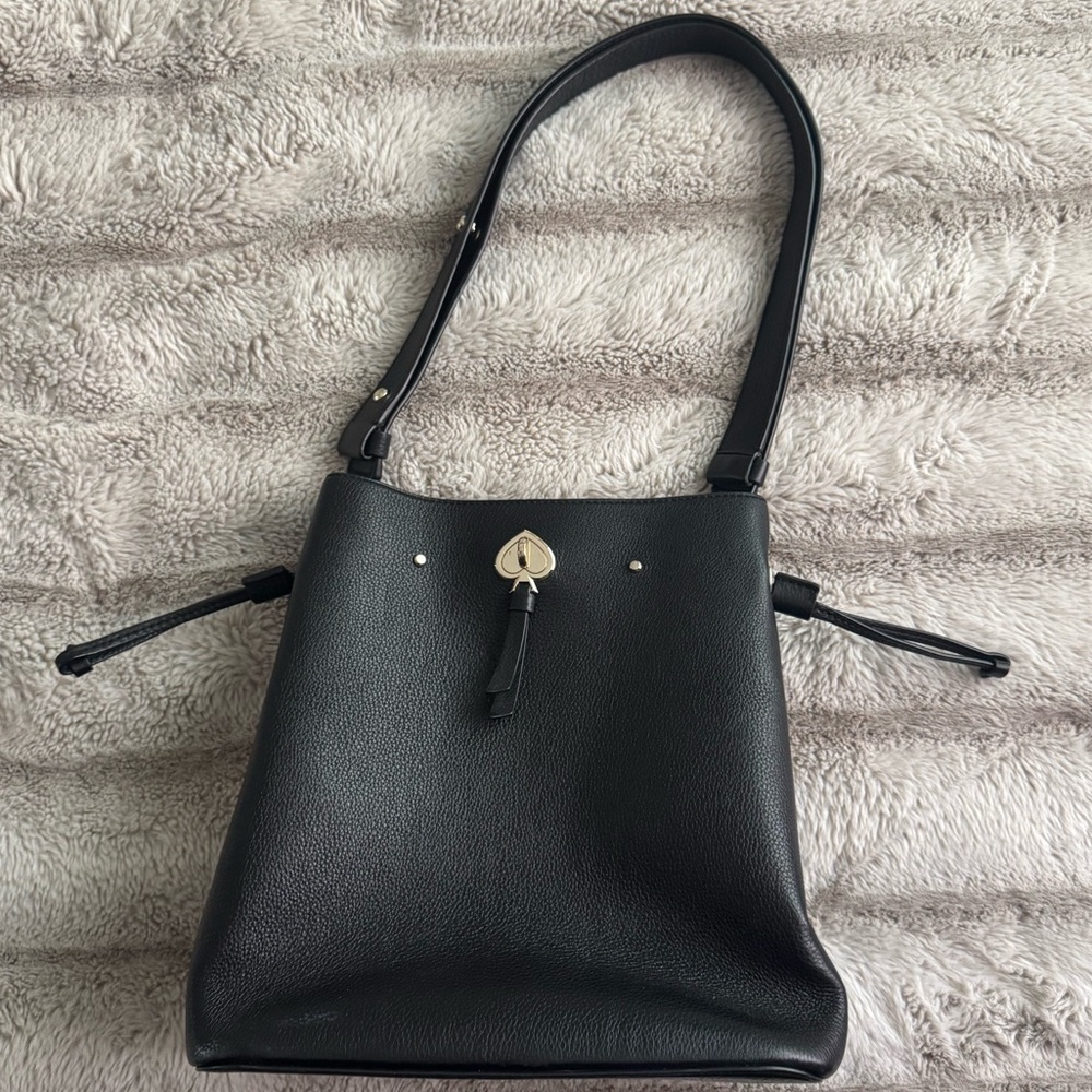 Kate Spade Black Leather Shoulder Bag